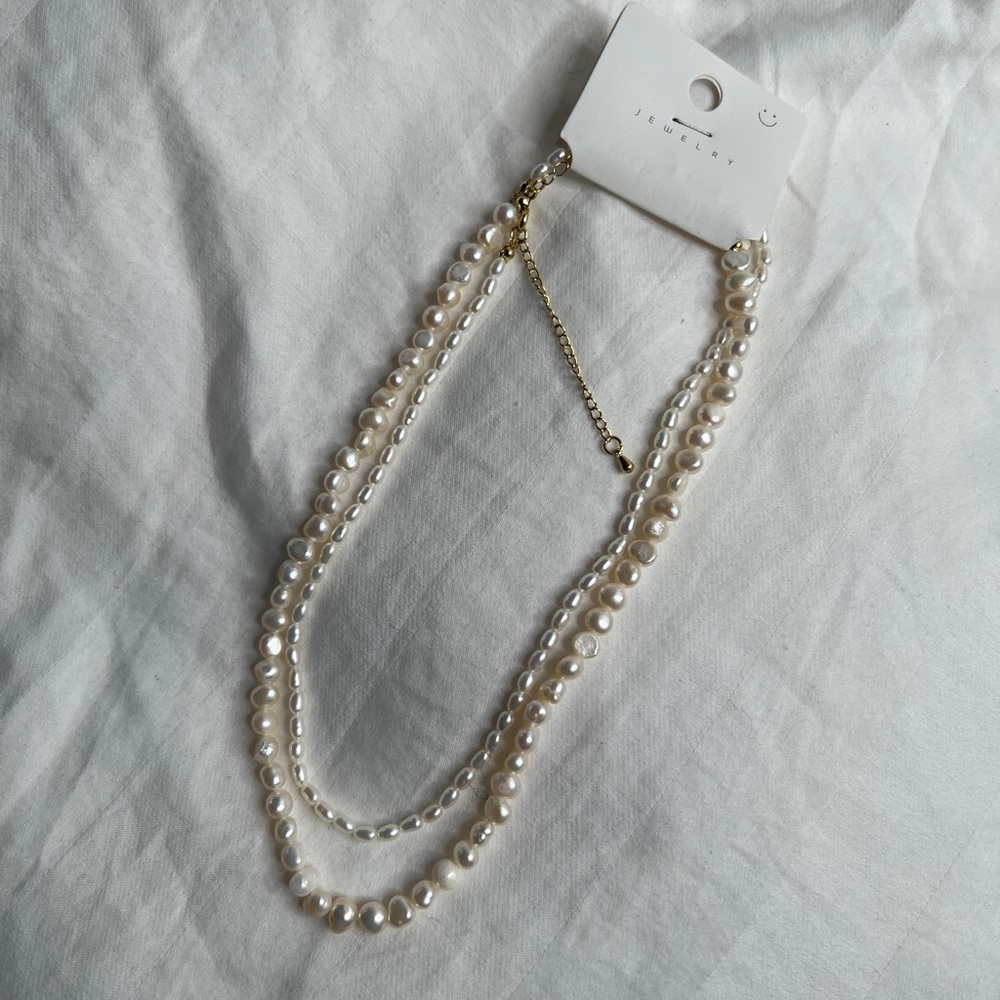 New Real pearl chocker necklace
